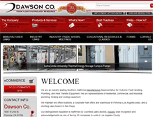 Tablet Screenshot of dawsonco.com